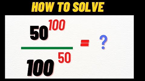 A nice power division problem.