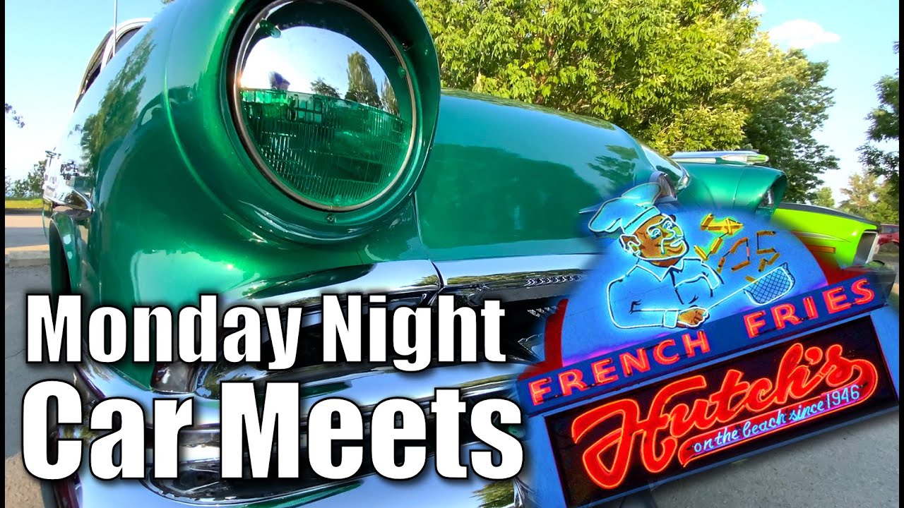 Monday Night Car Meet At Hutch's On The Beach Hamilton Ontario Canada