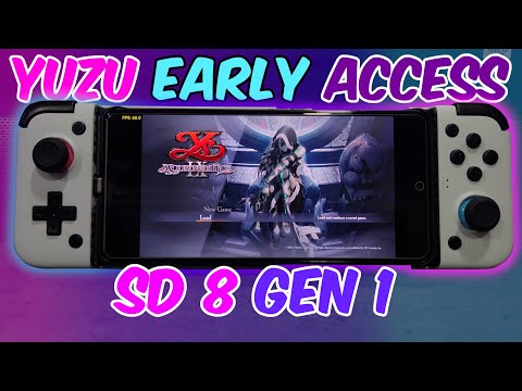 Yuzu Emulator (Android) Ys IX: Monstrum Nox | Snapdragon 8