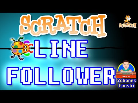 How To make line follower code in scratch | 100 % Easy | #ScratchTutorial No.13