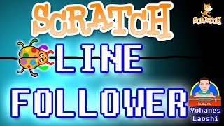 How To make line follower code in scratch | 100 % Easy | #ScratchTutorial No.13