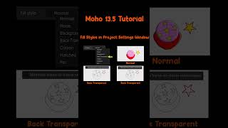 Fill Styles in Project Settings window | Moho 13.5 tutorial