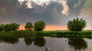 Baambrugge sunset thunder cloud time lapse.mpg