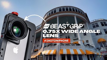 The best Wide Angle Lens for iPhone! Beastgrip x Kenko Pro Series 0.75X sample video #shotoniphone