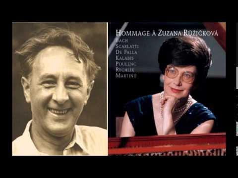 Bohuslav Martinů Harpsichord Concerto H 246, Zuzana Růžičková