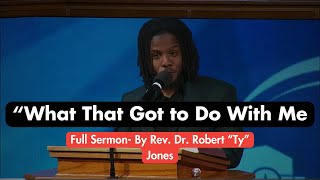 God is about to change your life forever: Rev. Dr. Robert 'Ty' Jones