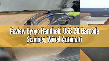 Review Eyoyo Handheld USB 2D Barcode Scanner, Wired Automatic QR Code Scanner PDF417 Data Matrix Bar