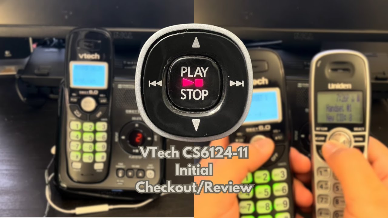 VTech CS6124-11 DECT6.0 Cordless Phone with Digital Answering System | Initial Checkout/Review