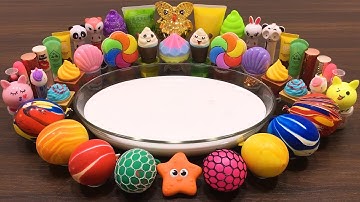 Mixing Random Things into FLUFFY Slime #9 !!! Slimesmoothie ! Relaxing Satisfying Slime Videos