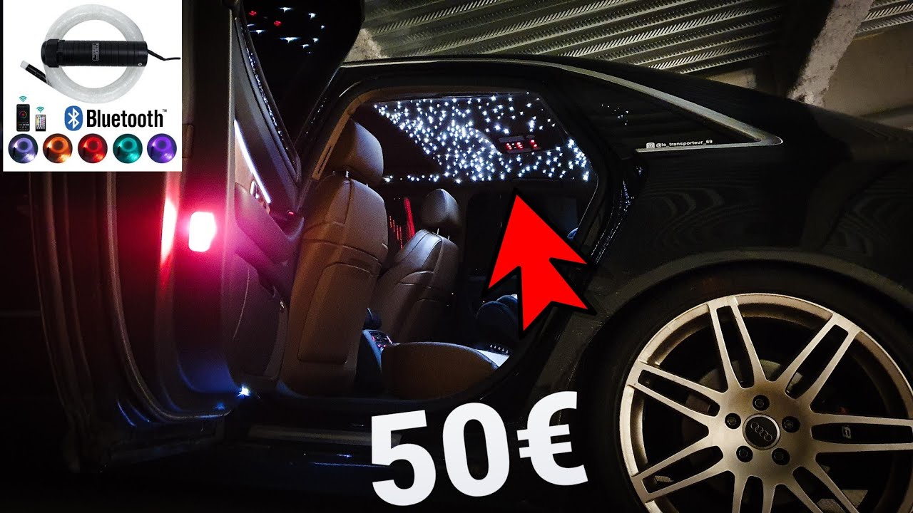 TUTO CIEL ÉTOILÉ 🌌 DANS MON AUDI A8 ! 