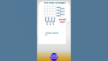Counting rectangles tricks | | Counting figures reasoning | | How many rectangle in the figure?