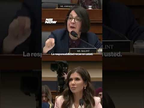 CONGRESISTA LE ADVIRTIÓ A  KRISTI NOEM: "TENDRÁN QUE RENDIR CUENTAS"