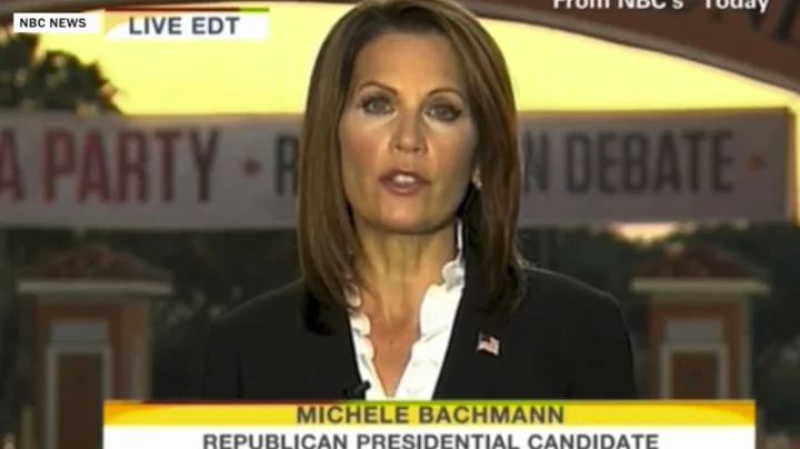 Rep. Bachmann's most memorable political moments
