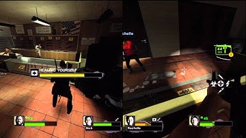Left 4 Dead 2 Splitscreen : Chapter 1 Dead Center Part 2 HD