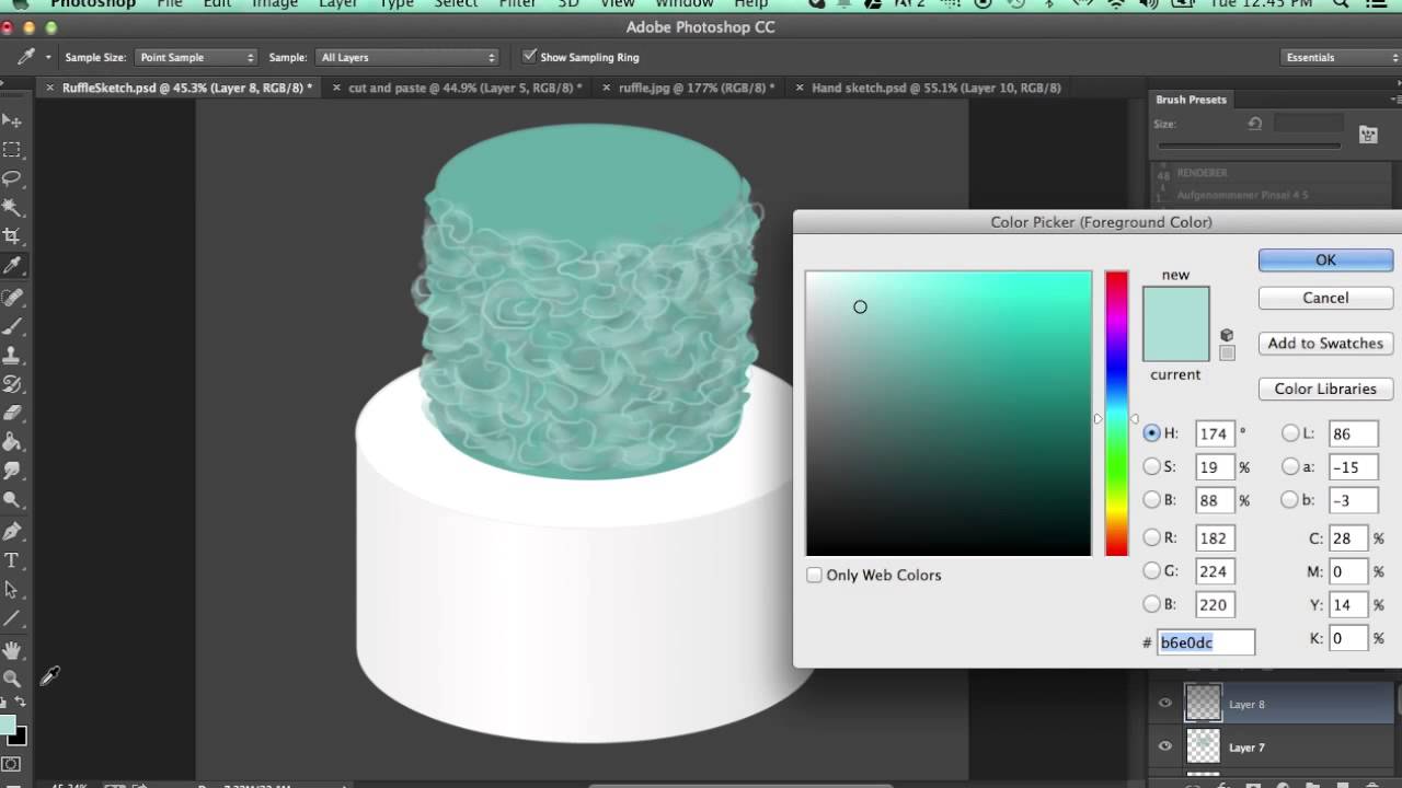 Digital Cake Sketching with Elizabeth Marek Part 1  YouTube