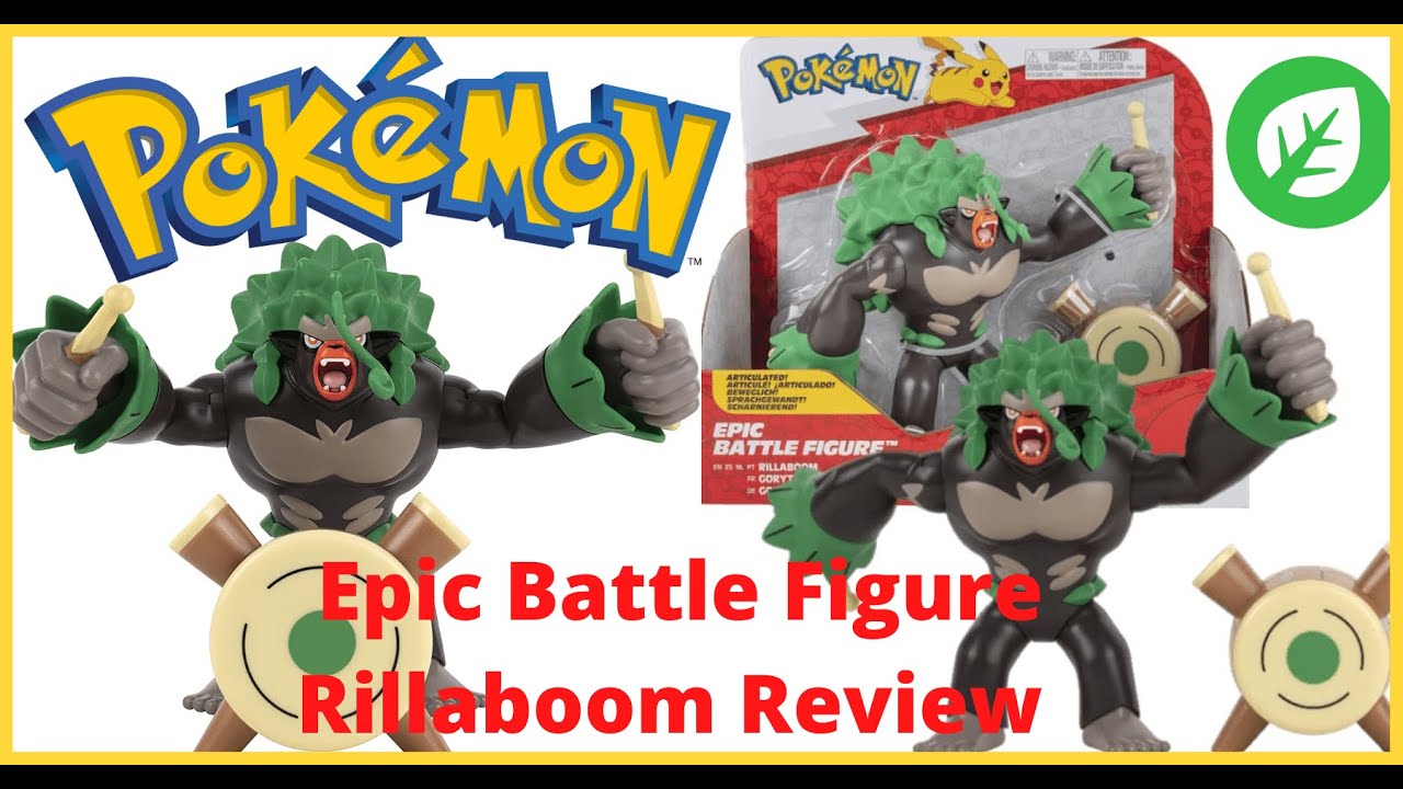 Epic Battle Figure - Rillaboom - Pokémon Action Figures