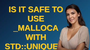 Is it safe to use _malloca with std::unique_ptr with a custom deleter to _freea?