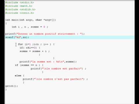 Langage C serie III exercice 10_1 - YouTube