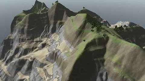 Voxel terrain with normals