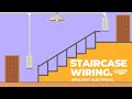 Staircase Wiring | Two Way Switch Connection | 1Bulb &amp; 2Switches Connection