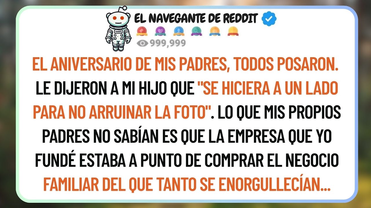 Mi Familia Omitió A Mi Hijo En Silla De Ruedas De La Foto Familiar Del Aniversario De Mis Padres. Ah