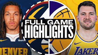 Famous NUGGETS at LAKERS | FULL GAME HIGHLIGHTS | March 19, 2025 Net Worth