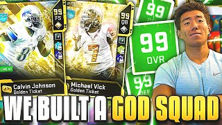 WE CREATED A GOD SQUAD! ALL 99 OVERALLS! Madden 20 Ultimate Team