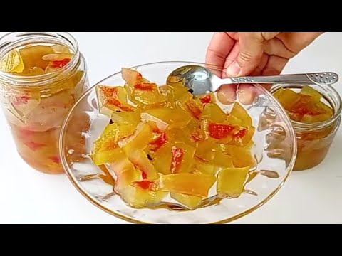KARPUZ KABUĞU REÇELİ ❗????TAM KIVAM TAM ÖLÇÜ ????İnanılmaz Derecede KOLAY ve HIZLI reçel tarifi