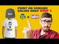 Set up a cheap pod online shop  step 1 domain hosting wordpress woocommerce