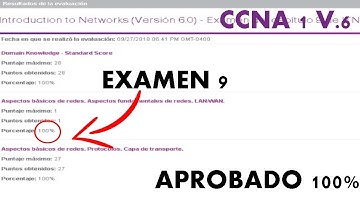 EXAMEN cap 9 versión 6 0 | CCNA 1 |2019 | EXAM chapter 9 version 6 0(aprobado 100%)