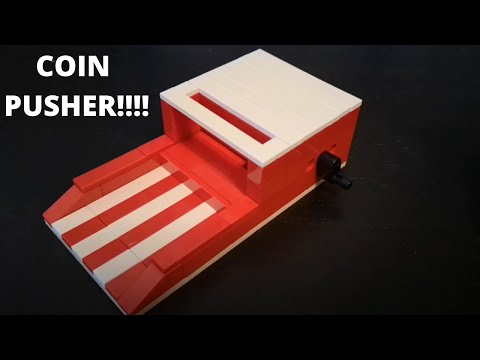 How to make a mini working Lego coin pusher