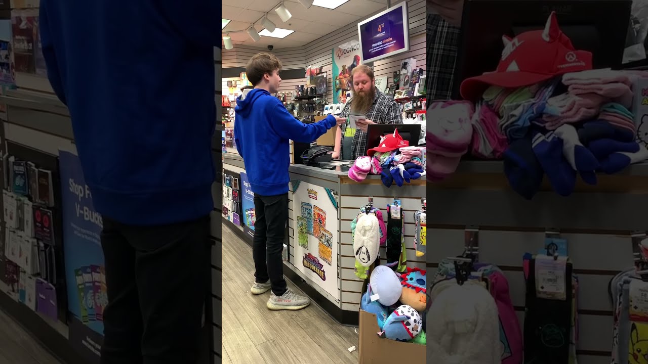 Trying To Buy GameStop Display Items