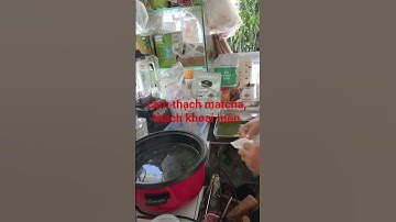 làm thạch rau câu Matcha, thạch khoai môn thơm ngon