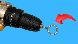 Put a Hook Screw in the Drill 🔩😱 You Won’t Believe What Happens Next!
