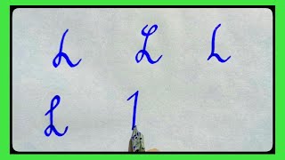 How to draw Letter L in Calligraphy Art with Pen for beginners Fancy English Capital Letters Alphabe