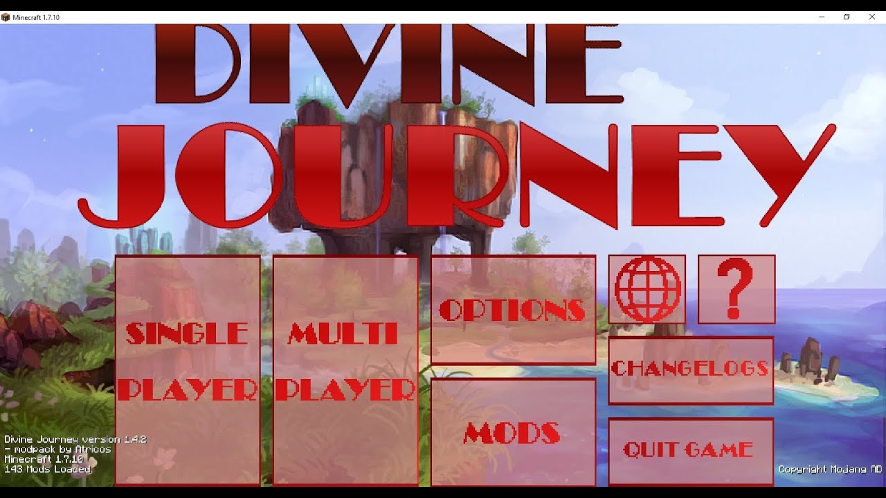 Minecraft Divine Journey Modpack - YouTube