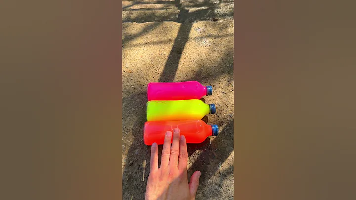 Rolling colorfull bottle on the stair 🌈👻 #asmr #crushingsoftthings #crushingcrunchythings