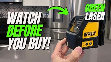 FULL REVIEW of the DEWALT Green LASER level laser!