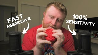 Fast & Aggressive ASMR at 100% Sensitivity | Binaural Sounds