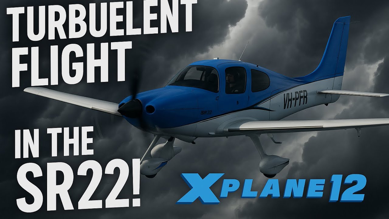 YSHL - YSCN  in the Cirrus SR22 in turbulent conditions (Full flight)