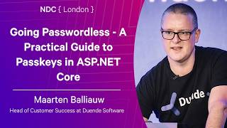 Going Passwordless - A Practical Guide to Passkeys in ASP.NET Core - Maarten Balliauw