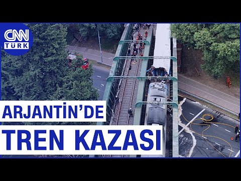 Arjantin'de Bir Tren Park Halindeki Trene Çarptı: 90 Kişi Yaralı