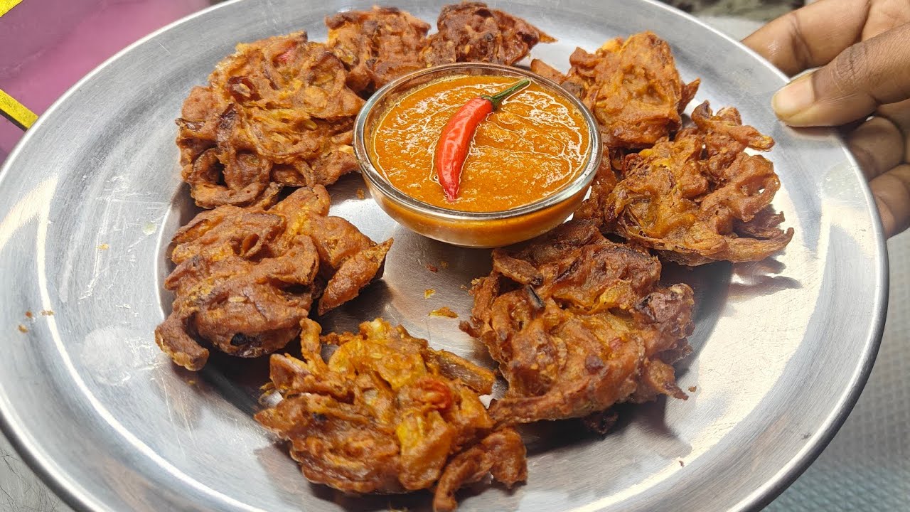 Onion Pakode Recipe: Crispy & Easy Snack Best Onion Pakode for Monsoon Season #iran #support 