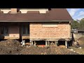 Hurricane Harvey-flooded house being raised 55 inches by P3 Elevation