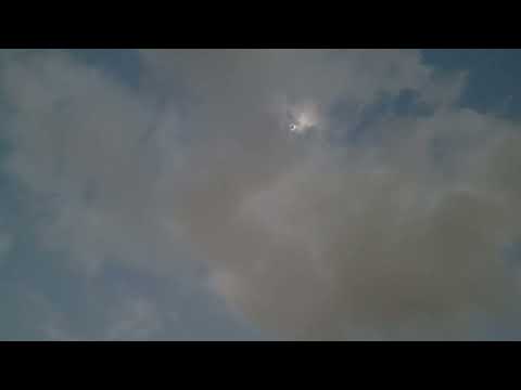 Total solar eclipse 2024 viewed in Dallas, TX 日全食