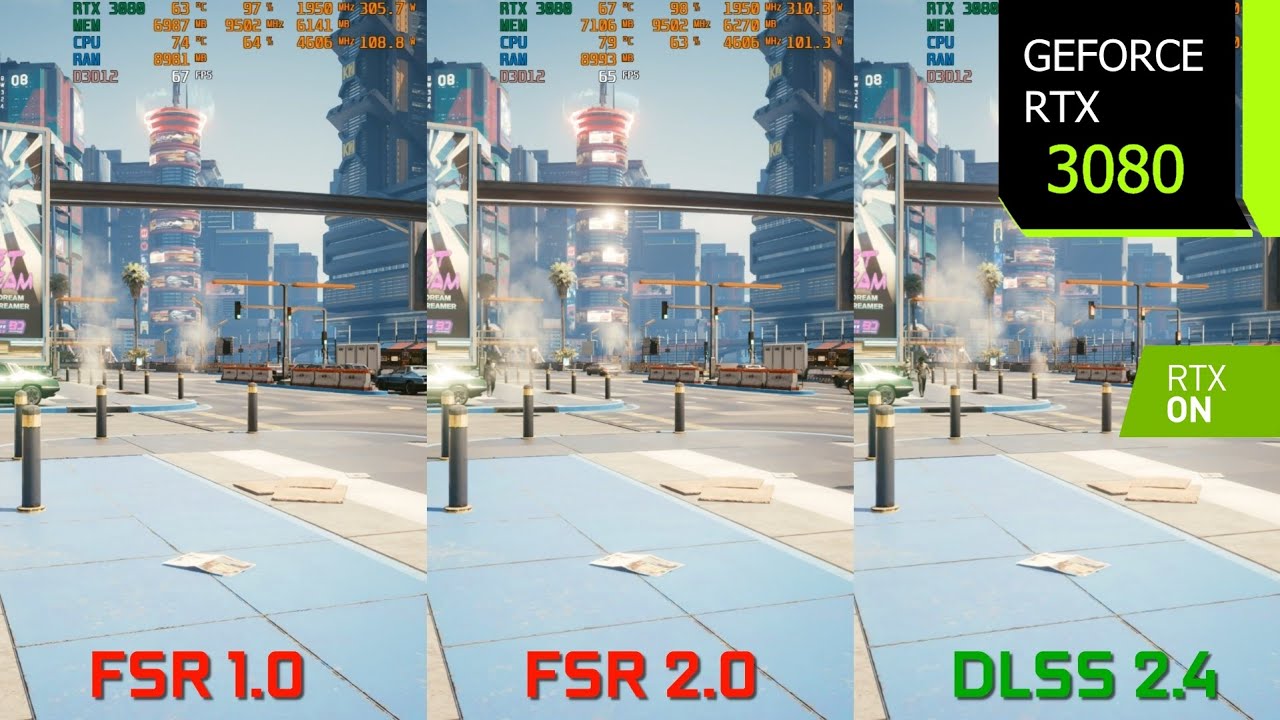 Cyberpunk 2077 mod enhances GPU visuals using AMD FSR 2.0