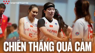 Chiến thắng quả cảm của bóng rổ nữ Việt Nam trước chủ nhà Campuchia   SEA Games 32