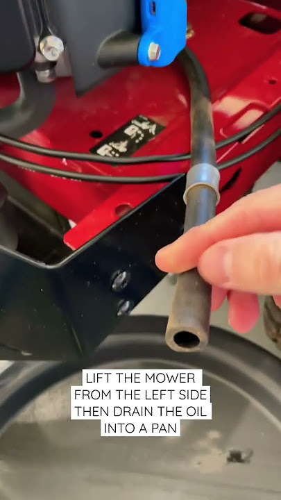 DIY Oil Change on a Toro Zero Turn Mower #DIY #zeroturnmower #spring #lawncare