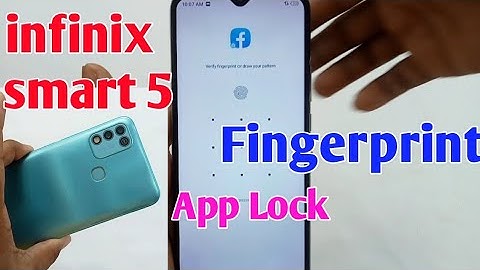 infinix smart 5 fingerprint app lock / infinix smart 5 me app per fingerprint lock Kaise lagaye