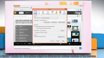 How to change home page of Mozilla® Firefox on a Windows® 8 PC